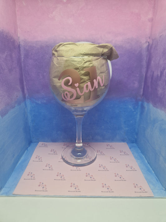 Personalised Gin Glasses