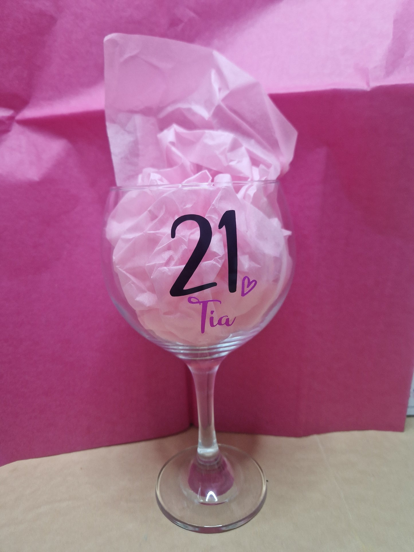 Personalised Gin Glasses