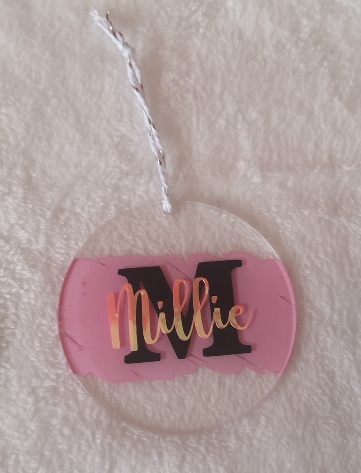 Personalised Christmas Tree Acrylic Decoration