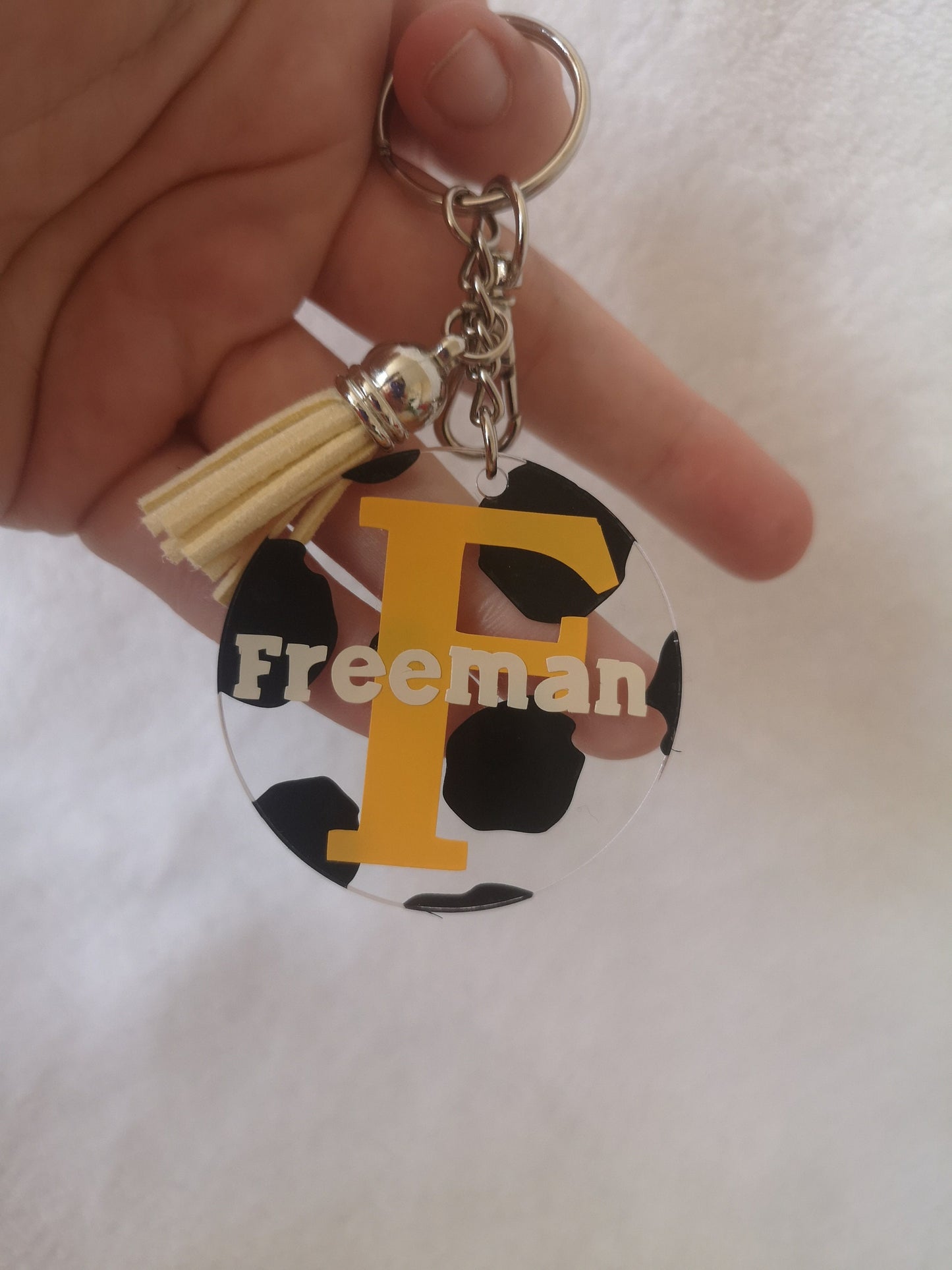 Personalised keyrings