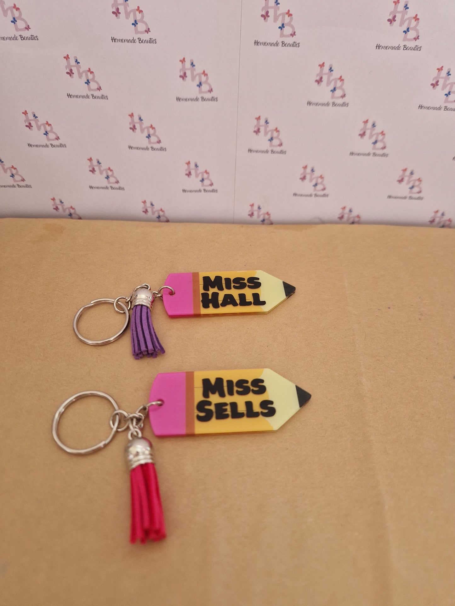 Personalised keyrings