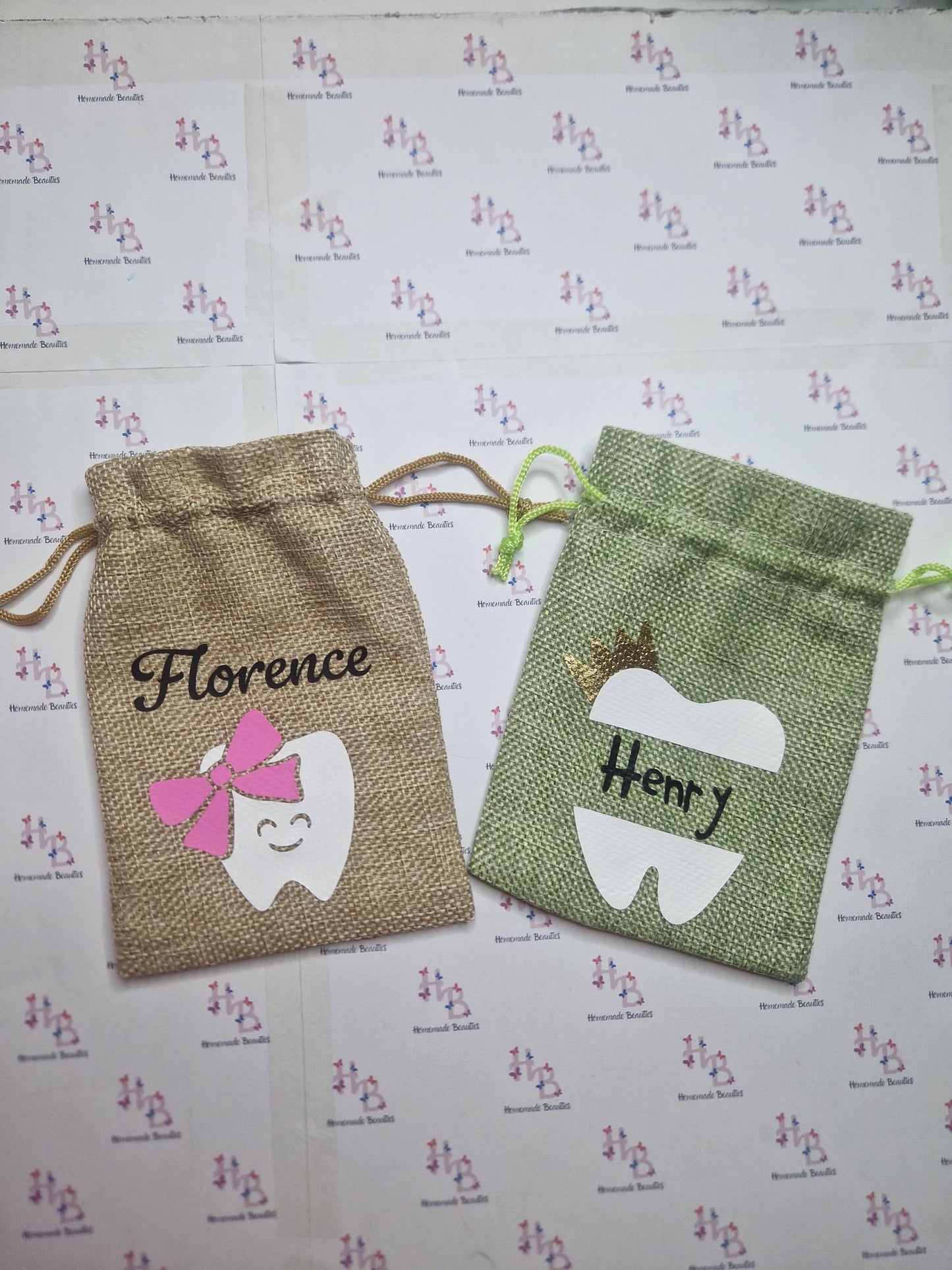 Personalised Tooth Fairy Bags